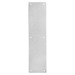 Push Plate 4in x 16in, Beveled Edges, .050in Thick, 6 x 5/8in Sheet Metal Screws, 630/US32D Stainless Steel
