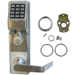 KIT - Trilogy T3 Keypad - Von Duprin Exit Trim, Weather Proof, Schlage Rim Cylinder Adaptor, 2000 Users, 500 Scheduled Events, 40,000 Audit Trail Events, 626/US26D Satin Chrome