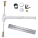 KIT - LD (Less Dogging), CVR (Concealed Vertical Rod) Grooved Exit Device, 110MD-NL-OP Nightlatch Trim (Requires Rim Cylinder), 36in x Adjustable (Heights Up to 120in), Grade 1, 626/US26D Satin Chrome