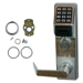 KIT - Trilogy T3 Prox Reader & Keypad - Von Duprin Exit Trim, Weather Proof, Schlage Rim Cylinder Adaptor, 2000 Users, 500 Scheduled Events, 40,000 Audit Trail Events, 626/US26D Satin Chrome