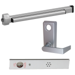KIT - Alarmed Rim Exit Device, 230L Lever Trim, RHR Right Hand Reverse/Reversible Handing, 48in, Grade 1, 689/SP28 Powder-Coated Aluminum