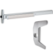 KIT - Narrow Stile Rim Exit Device, 386NL Nightlatch Trim, LHR Left Hand Reverse, 36in, Hex Dogging, Grade 1, 626/US26D Satin Chrome
