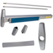 KIT - Less Dogging, Narrow Stile SVR Surface Vertical Rod Exit Device, 388 NL-OP Nightlatch Trim Optional Pull, 36in x 84in, Grade 1, 626/US26D Satin Chrome