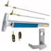 KIT - Narrow Stile CVR Concealed Vertical Rod Exit Device, 360L-06 Lever Trim, LHR Left Hand Reverse/Reversible Handing, 36in x 84in, Hex Dogging, Grade 1, 626/US26D Satin Chrome