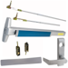 KIT - Less Dogging, Narrow Stile CVR Concealed Vertical Rod Exit Device, 360L-06 Lever Trim, LHR Left Hand Reverse/Reversible Handing, 36in x Adjustable 80in to 100in, Grade 1, 626/US26D Satin Chrome