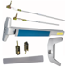 KIT - Less Dogging, Narrow Stile CVR Concealed Vertical Rod Exit Device, 386NL Nightlatch Trim, LHR Left Hand Reverse, 36in x Adjustable 80in to 100in, Grade 1, 626/US26D Satin Chrome