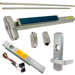 KIT - Alarmed (Requires 1-1/4in Mortise Cylinder), Fire-Rated (No Dogging), SVR (Surface Vertical Rod) Grooved Exit Device, 996L-06 Lever Trim, RHR Right Hand Reverse/Reversible Handing (Snap Ring Tool Needed), 36in x 84in, Grade 1, 626/US26D Satin Chrome
