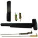KIT - CVR (Concealed Vertical Rod) Grooved Exit Device, 990 Dummy Pull Trim, 48in x Adjustable (Heights Up to 120in), Grade 1, 711/US19 Black