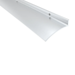 Overhead Rain Drip Guard, 2-1/2in x 5/8in x 80in, Clear Anodized Aluminum