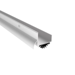 Surface Mounted J-Shaped Door Shoe with Rain Drip and Eco-V Insert 36in for 1-3/8in Doors / Aluminum