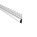 Vinyl Surface Door Sweep with Rain Drip, Overall Height 1-1/2in, 36in Aluminum