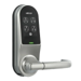 Lockly Cylindrical Interconnected Lock, Guard Duo Series, Wi-Fi Control, Digital Keypad, 3D Fingerprint Sensor, Bluetooth Mobile App Control, Fits 1-3/8in - 2in Thick Door, Adjustable 2-3/8in to 2-3/4in Backset,  Key Override, 45 Minute Fire Rated, Includes: PGH200 Wi-Fi Hub, (3) PGA803WH RFID Tag Keys, 619/SN Satin Nickel