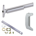 KIT - 75 Series Narrow Stile Rim Exit Device, CD (Cylinder Dogging Requires 1-1/4in Mortise Cylinder), 386DT Dummy Pull Trim, 36in, Grade 1, 626/US26D Satin Chrome
