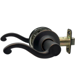 Passage Lever - Savannah, RC Adjustable Backset 2-3/8in - 2-3/4in, Grade 3, Oil Rubbed Bronze 613/US10BP