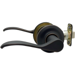 Passage Lever - Norwood, RC Adjustable Backset 2-3/8in - 2-3/4in, Grade 2, Oil Rubbed Bronze 613/US10BP
