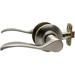 Passage Lever - Norwood, RC Adjustable Backset 2-3/8in - 2-3/4in, Grade 2, Satin Nickel 619/US15