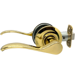 Passage Lever - Norwood, RC Adjustable Backset 2-3/8in - 2-3/4in, Grade 2, Polished Brass 605/US3