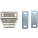 Double Door Strike Kit with Tamper-Resistant and Standard Fasteners (No Security Driver Required), 629/US32 Bright Stainless Steel