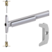 KIT - 75 Series Narrow Stile CVR (Concealed Vertical Rod) Exit Device, 386NL Night Latch Trim, (Requires Rim Cylinder), LHR Left Hand Reverse, 36in x Up to 96in, Hex Dogging, Grade 1, 626/US26D Satin Chrome