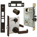 KIT - 06N Entry/Office Mortise Lock with Deadbolt, (FSIC) Full Size IC, Less Core, 613/US10B Oil Rubbed Bronze
