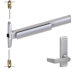 KIT - 75 Series Narrow Stile CVR (Concealed Vertical Rod) Exit Device, 360L-BE-06 Passage Lever Trim, LHR Left Hand Reverse/Reversible Handing (Snap Ring Tool Required), 36in x Up to 96in, Hex Dogging, Grade 1, 626/US26D Satin Chrome