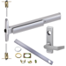 KIT - 75 Series Narrow Stile CVR (Concealed Vertical Rod) Exit Device, CD (Cylinder Dogging, Requires 1-1/4in Mortise Cylinder), 360L-06 Lever Trim (Requires 1-1/4in Mortise Cylinder), RHR Right Hand Reverse/Reversible Handing (Snap Ring Tool Required), 36in x Up to 96in, Grade 1, 626/US26D Satin Chrome
