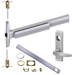 KIT - 75 Series Narrow Stile CVR (Concealed Vertical Rod) Exit Device, CD (Cylinder Dogging, Requires 1-1/4in Mortise Cylinder), 360L-17 Lever Trim (Requires 1-1/4in Mortise Cylinder), RHR Right Hand Reverse/Reversible Handing (Snap Ring Tool Required), 36in x Up to 96in, Grade 1, 626/US26D Satin Chrome