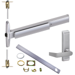 KIT - 75 Series Narrow Stile CVR (Concealed Vertical Rod) Exit Device, CD (Cylinder Dogging, Requires 1-1/4in Mortise Cylinder), 360L-BE-06 Passage Lever Trim, LHR Left Hand Reverse/Reversible Handing (Snap Ring Tool Required), 36in x Up to 96in, Grade 1, 626/US26D Satin Chrome