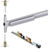 KIT - 75 Series Narrow Stile Fire-Rated, QEL (Quiet Electric Latch Retraction), CVR (Concealed Vertical Rod) Exit Device, Exit Only No Trim, 36in x Up to 96in, No Dogging, Grade 1, 626/US26D Satin Chrome