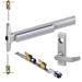 KIT - 75 Series Narrow Stile QEL (Quiet Electric Latch Retraction), CVR (Concealed Vertical Rod) Exit Device, 360L-06 Lever Trim (Requires 1-1/4in Mortise Cylinder), RHR Right Hand Reverse/Reversible Handing (Snap Ring Tool Required), 36in x Up to 96in, No Dogging, Grade 1, 626/US26D Satin Chrome