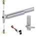 KIT - 75 Series Narrow Stile CVR (Concealed Vertical Rod) Exit Device, RX (Request to Exit Switch), 360L-BE-17 Passage Lever Trim, RHR Right Hand Reverse/Reversible Handing (Snap Ring Tool Required), 36in x Up to 96in, Hex Dogging, Grade 1, 626/US26D Satin Chrome