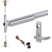 KIT - 75 Series Narrow Stile Fire-Rated, CVR (Concealed Vertical Rod) Exit Device, RX (Request to Exit Switch), 360L-06 Lever Trim (Requires 1-1/4in Mortise Cylinder), RHR Right Hand Reverse/Reversible Handing (Snap Ring Tool Required), 48in x Up to 96in, No Dogging, Grade 1, 626/US26D Satin Chrome