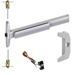 KIT - 75 Series Narrow Stile CVR (Concealed Vertical Rod) Exit Device, RX (Request to Exit Switch), 386NL Night Latch Trim, (Requires Rim Cylinder), LHR Left Hand Reverse, 36in x Up to 96in, Hex Dogging, Grade 1, 626/US26D Satin Chrome