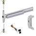 KIT - 75 Series Narrow Stile Fire-Rated, CVR (Concealed Vertical Rod) Exit Device, RX (Request to Exit Switch), 386NL Night Latch Trim, (Requires Rim Cylinder), RHR Right Hand Reverse, 36in x Up to 96in, No Dogging, Grade 1, 626/US26D Satin Chrome