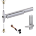 KIT - 75 Series Narrow Stile Fire-Rated, CVR (Concealed Vertical Rod) Exit Device, RX (Request to Exit Switch), 360L-BE-17 Passage Lever Trim, RHR Right Hand Reverse/Reversible Handing (Snap Ring Tool Required), 36in x Up to 96in, No Dogging, Grade 1, 626/US26D Satin Chrome