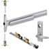 KIT - 75 Series Narrow Stile Fire-Rated, QEL (Quiet Electric Latch Retraction), CVR (Concealed Vertical Rod) Exit Device, 360L-17 Lever Trim (Requires 1-1/4in Mortise Cylinder), RHR Right Hand Reverse/Reversible Handing (Snap Ring Tool Required), 36in x Up to 96in, No Dogging, Grade 1, 626/US26D Satin Chrome