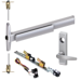KIT - 75 Series Narrow Stile Fire-Rated, QEL (Quiet Electric Latch Retraction), CVR (Concealed Vertical Rod) Exit Device, RX (Request to Exit Switch), 360L-17 Lever Trim (Requires 1-1/4in Mortise Cylinder), RHR Right Hand Reverse/Reversible Handing (Snap Ring Tool Required), 48in x Up to 96in, No Dogging, Grade 1, 626/US26D Satin Chrome