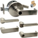 KIT - Grade 1 Classroom, Cylindrical Lock, Latitude Lever, Key in Lever, Schlage 6-Pin E Keyway (0-Bitted Brushed Chrome Cylinder 626), 2-3/4in Backset, UL, ANSI Strike, 619/US15 Satin Nickel
