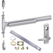 KIT - 75 Series Narrow Stile SVR (Surface Vertical Rod) Exit Device, CD (Cylinder Dogging, Requires 1-1/4in Mortise Cylinder), 360L-17 Lever Trim (Selectable Classroom or Storeroom Function) (Requires 1-1/4in Mortise Cylinder), LHR Left Hand Reverse/Reversible Handing (Snap Ring Tool Required), 36in x 84in, Grade 1, 626/US26D Satin Chrome