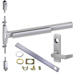 KIT - 75 Series Narrow Stile SVR (Surface Vertical Rod) Exit Device, CD (Cylinder Dogging, Requires 1-1/4in Mortise Cylinder), 360L-06 Lever Trim (Selectable Classroom or Storeroom Function) (Requires 1-1/4in Mortise Cylinder), RHR Right Hand Reverse/Reversible Handing (Snap Ring Tool Required), 36in x 84in, Grade 1, 626/US26D Satin Chrome