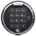 Spartan Pivot Bolt Safe Lock and Keypad, One Battery, 2 Users, Bright Chrome