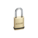Brass Padlock, Key in Knob Prep, Less Cylinder, 1-1/2in Shackle