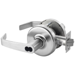 Grade 1 Office/Entrance Newport Cylindrical Lever, Small Format IC 6/7-Pin Prep with Disposable Plastic Core, (Less SFIC Core), 2-3/4in Backset, ANSI Strike SA114, 626/US26D Satin Chrome