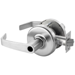 Grade 1 Office/Entrance Newport Cylindrical Lever, Less CR2000-34-626 Cylinder, 2-3/4in Backset, ANSI Strike SA114, 626/US26D Satin Chrome