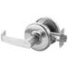 Grade 1 Passage x Blank Plate Newport Cylindrical Lever, 2-3/4in Backset, ANSI Strike SA114, 626/US26D Satin Chrome