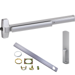 KIT - 78 Series Wide Stile Rim Exit Device, CD (Cylinder Dogging, Requires 1-1/4in Mortise Cylinder), 785DT Dummy Pull Trim, 36in, Hex Dogging, Grade 1, 626/US26D Satin Chrome