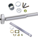 KIT - 78 Series Wide Stile Rim Exit Device, CD (Cylinder Dogging, Requires 1-1/4in Mortise Cylinder), 110MD-NL Night Latch Cylinder Assembly (Requires Rim Cylinder), 36in, Hex Dogging, Grade 1, 626/US26D Satin Chrome