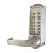 CL600 Series Heavy Duty Gate Lock, Cylindrical Lock, 635 Mechanical-Digital Lock and Keypad, Passage Set, Grade 1, BS Brushed Steel