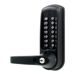 CL600 Series Heavy Duty Gate Lock, Back to Back, 630 Mechanical Lever and Keypad, Marine Grade, BK Black