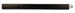 Narrow Stile Rim Exit, 42in Device, Non-Handed, Prepped for Exterior Key Cylinder, No Cylinder, Dark Bronze Anodized Aluminum